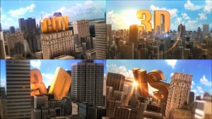 Videohive Epic Golden Title In City Openers template preview