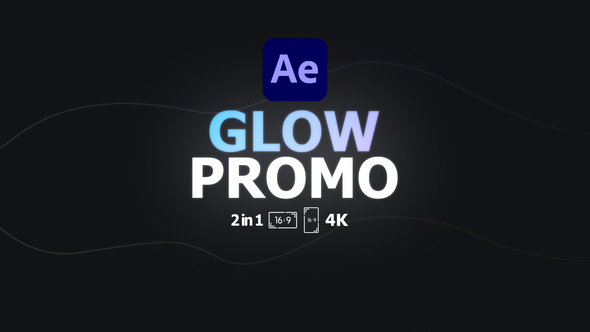 Videohive Glow Promo Agency for Social Media Openers template preview