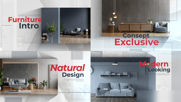 Videohive Furniture Intro Openers template preview