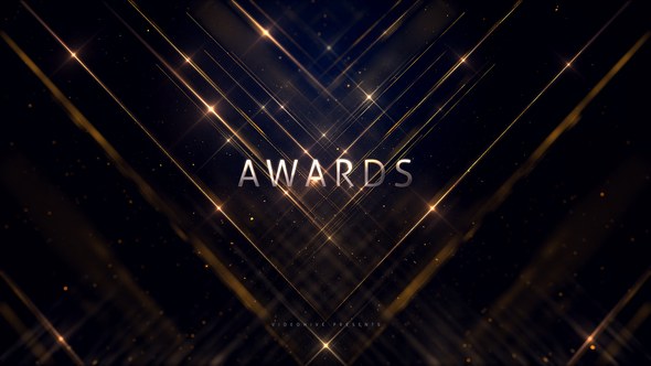 Videohive Awards Titles | Lines and Particles Titles template preview