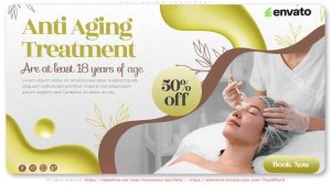 Videohive Anti Aging Treatment Openers template preview