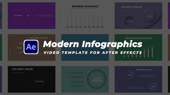 Videohive Modern Infographics 47530276 Infographics template preview