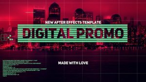 Digital Promo Video Displays template preview