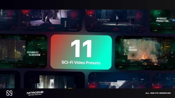 Videohive Sci-Fi Typography Vol. 02 Titles template preview