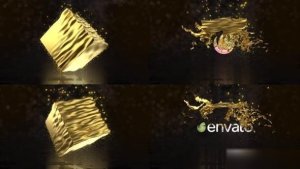 Videohive Box tear logo reveal Logo Stings template preview