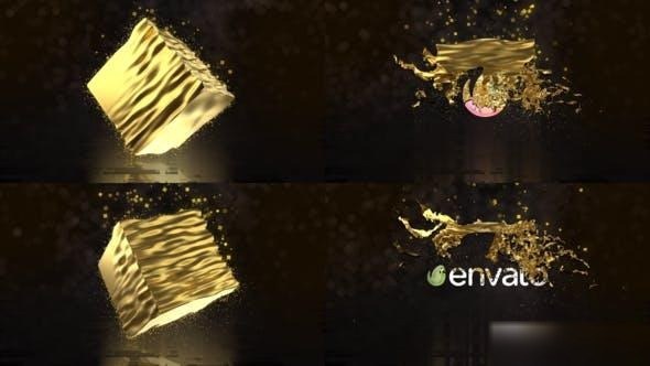 Videohive Box tear logo reveal Logo Stings template preview