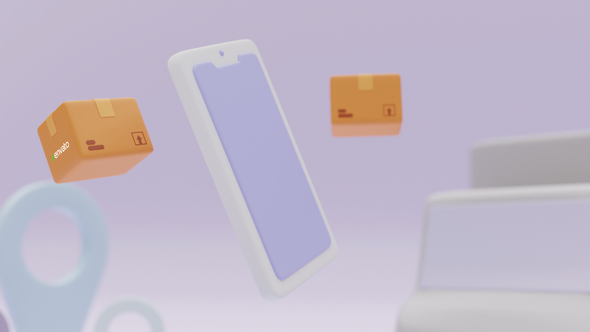 Videohive Delivery App Logo Logo Stings template preview