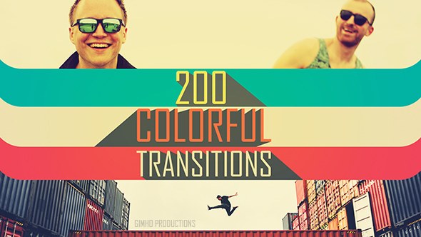Transitions Video Displays template preview