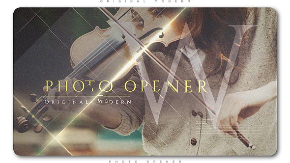 Videohive Original Modern Photo Opener Openers template preview