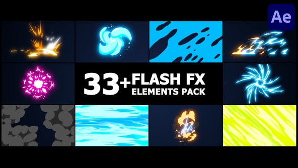 Videohive Dynamic Cartoon Effects | After Effects Elements template preview