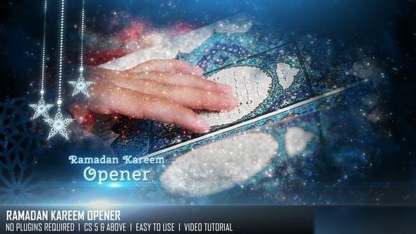 Videohive Ramadan Kareem Opener 23649325 Ramadan template preview