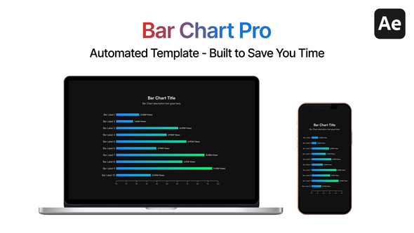Videohive Bar Chart Maker Infographics template preview
