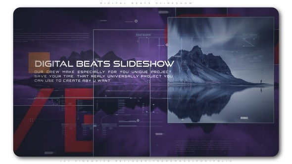 Videohive Digital Beats Slideshow Openers template preview