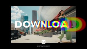 Videohive Fast Titles Pack Color Distortion Titles template preview