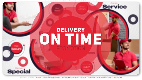 Videohive Delivery On Time Promotion Product Promo template preview