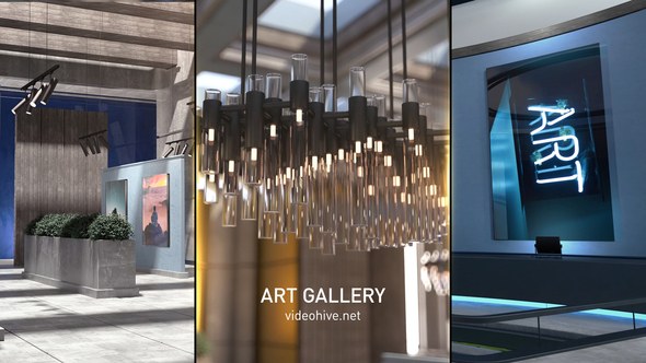 Videohive Art Gallery 27547776 Video Displays template preview