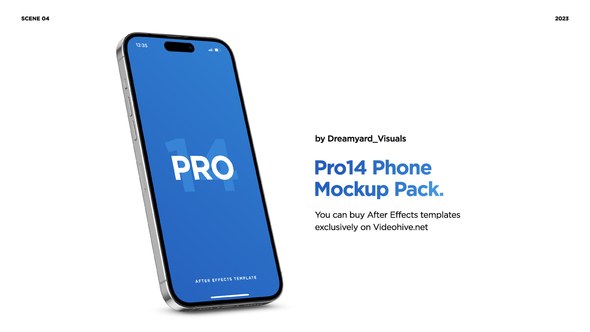 Videohive Pro14 Phone Mockup Pack Product Promo template preview