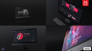 Videohive Dark Desktop Promo | Mockup Pack Product Promo template preview