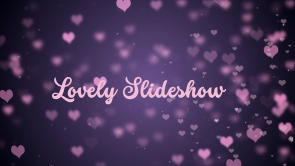 Videohive Lovely Slideshow 25625974 Video Displays template preview