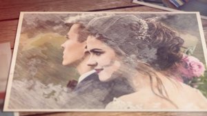 Videohive Romantic Sketches Video Displays template preview