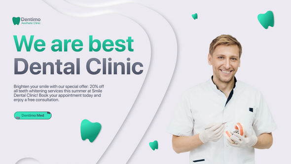 Videohive Dental Clinic Promo Openers template preview