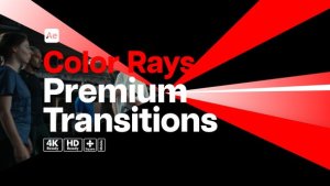 Videohive Premium Transitions Color Rays Elements template preview