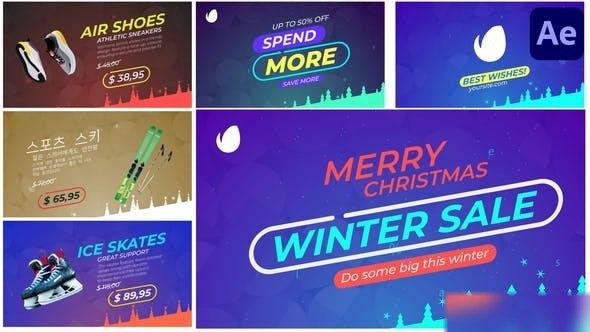 Videohive Winter Sale for After Effects Openers template preview