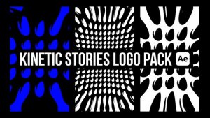Videohive Kinetic Stories Logo Pack Logo Stings template preview