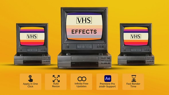 Videohive VHS Effects 53207993 Elements template preview