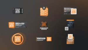 Videohive Dynamic QR Code Titles Titles template preview