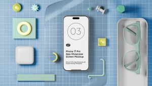 Videohive Phone 17 Pro App Showcase Screen Mockup Product Promo template preview