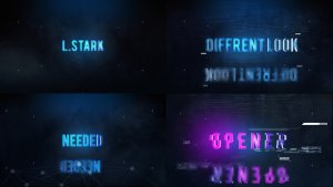 Videohive Hi-Tech Titles Opener Openers template preview