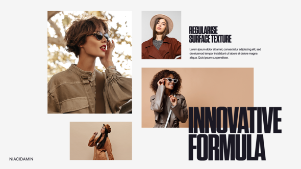 Cosmetic Product Fashion Promo Premiere Pro template preview