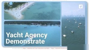 Videohive Grid Style Yacht Agency Presentation Openers template preview