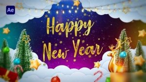 Videohive Christmas Intro 3 in 1 Instagram Version | Happy New Year Opener Openers template preview