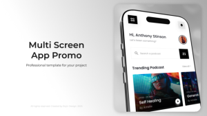Videohive Multi Screen App Promo Product Promo template preview