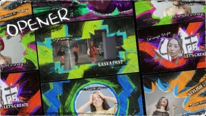 Videohive Grunge Brush Opener Openers template preview