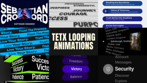 Videohive Looping Text Animations Pack Titles template preview