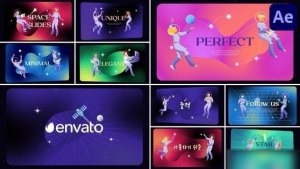 Videohive Space Scenes for After Effects Openers template preview