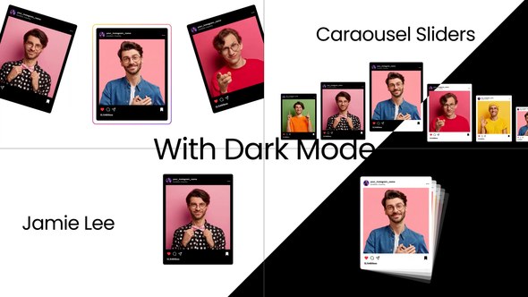 Videohive Carousel Sliders Template Video Displays template preview