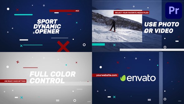 Sport Dynamic Opener for Premiere Pro Premiere Pro template preview