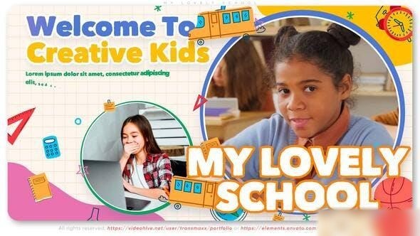 Videohive My Lovely School Openers template preview