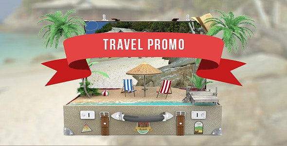 Videohive Travel Promo Video Displays template preview