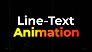 Videohive Line-Text Animation  AE Titles template preview