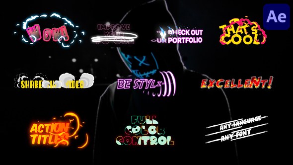 Videohive Action Titles | After Effects 33854100 Titles template preview