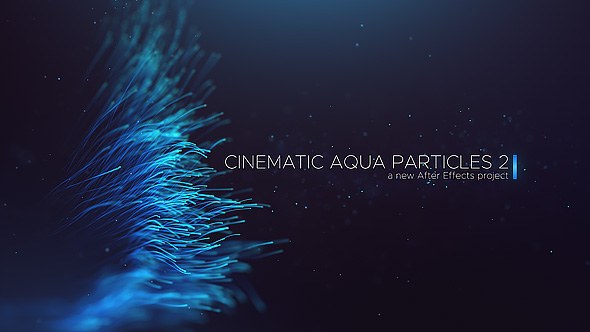 Videohive Cinematic Aqua Particles 2 Titles template preview