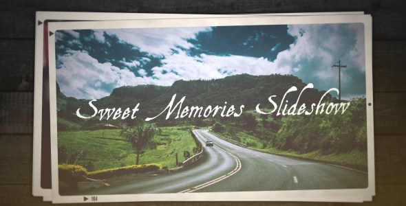Videohive Sweet Memories Slideshow Video Displays template preview