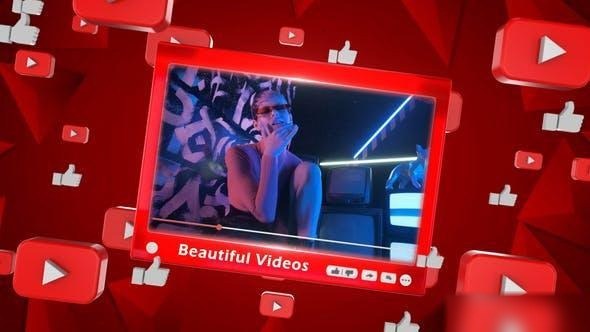Videohive 3d Youtube Intro 51172244 Openers template preview