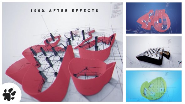 Architect Logo Reveal v2 Video Displays template preview