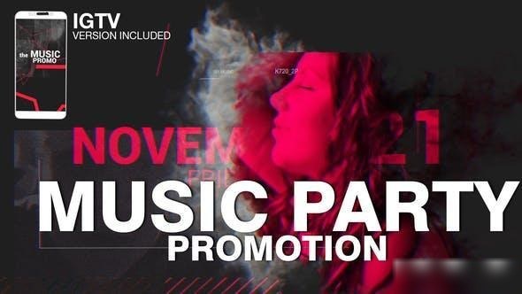 Videohive Music Party 25396045 Openers template preview